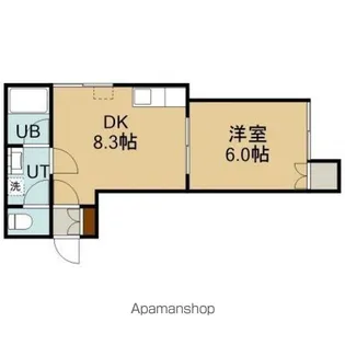 パレドール壱番館【2階】の間取り
